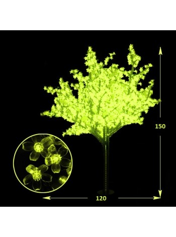 СД дерево "Сакура" 1200мм-1500мм 480 led YELLOW