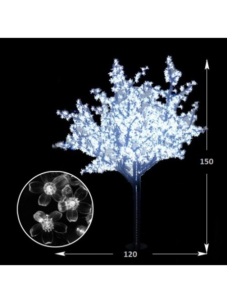 СД дерево "Сакура" 1200мм-1500мм 480 led WHITE