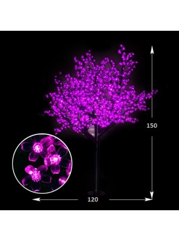 СД дерево "Сакура" 1200мм-1500мм 480 led PINK