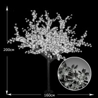 Куст светодиодный 500LED 220 V 1000*1200 белый