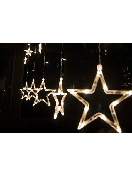 Звезда на картоновой осн. 120л. коробка 40шт.