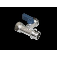 Кран 3-х проходной шаровый F*M*M 1/2*3/4*1/2 Бабочка D101 для СМА