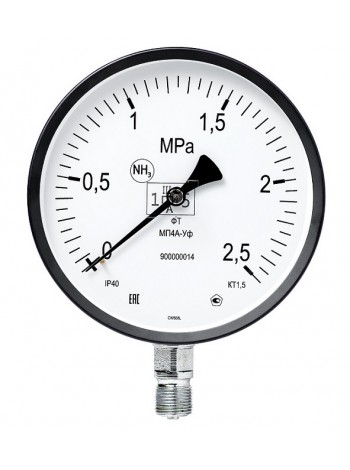 Манометры аммиачные ВП4А-УФ, МВП4А-УФ, МП4А-УФ