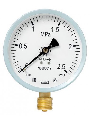 Манометр для ЖКХ технический МП3-УФ исполнение ЭКО
