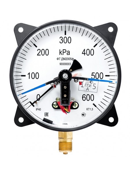 Манометры электроконтактные ДВ2005Ф, ДА2005Ф, ДМ2005Ф