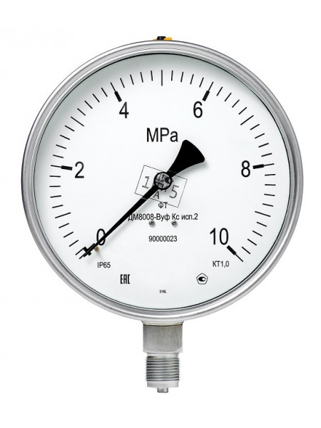 МАНОМЕТРЫ ВИБРОУСТОЙЧИВЫЕ КОРРОЗИОННОСТОЙКИЕ ДВ8008-ВУФ КС ИСП.2, ДА8008-ВУФ КС ИСП.2, ДМ8008-ВУФ КС ИСП.2 SG IP65