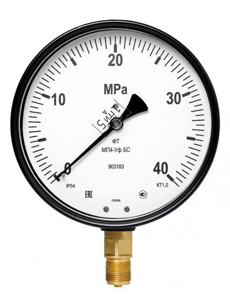 Манометры пылевлагозащищенные ВП4-УФ, МВП4-УФ, МП4-УФ IP54 БС УХЛ1