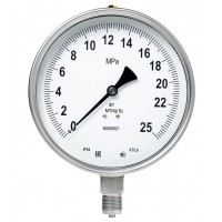 Манометры кислотостойкие виброустойчивые точных измерений ВТИ-ВУФ КС, МВТИ-ВУФ КС, МТИ-ВУФ КС SG БЕЗ КОРРЕКТОРА "0"