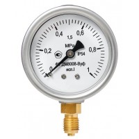 Манометры виброустойчивые ДВ8008-ВУФ ИСП.1, ДА8008-ВУФ ИСП.1, ДМ8008-ВУФ ИСП.1