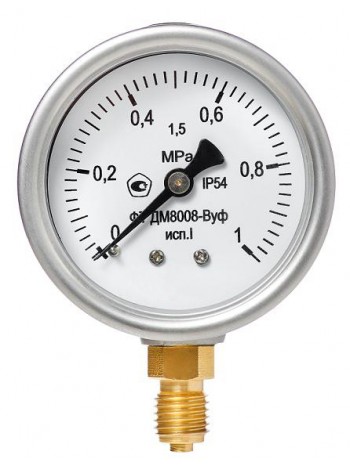 Манометры виброустойчивые ДВ8008-ВУФ ИСП.1, ДА8008-ВУФ ИСП.1, ДМ8008-ВУФ ИСП.1