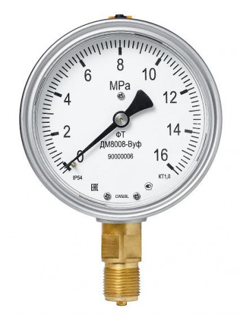 Манометры виброустойчивые ДВ8008-ВУФ, ДА8008-ВУФ, ДМ8008-ВУФ