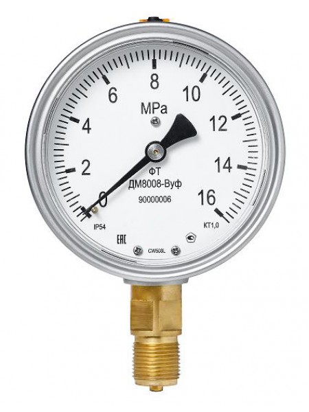 Манометры виброустойчивые ДВ8008-ВУФ, ДА8008-ВУФ, ДМ8008-ВУФ