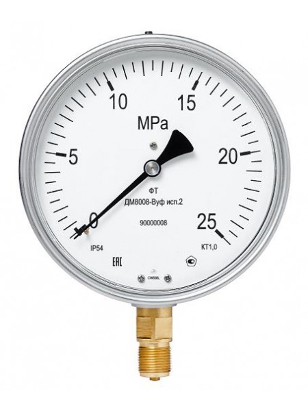 Манометры виброустойчивые ДВ8008-ВУФ ИСП.2, ДА8008-ВУФ ИСП.2, ДМ8008-ВУФ ИСП.2