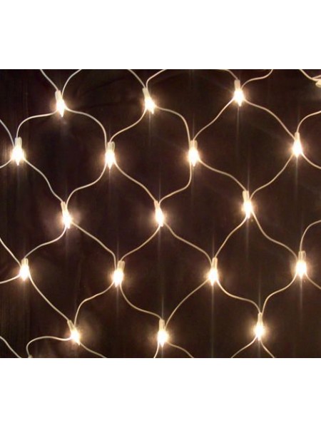 Сетка сд 1.5*1.5м цвет свечения: желтый 8 ватт, 144 led, IP65