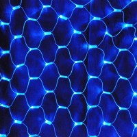 Сетка сд 1.5*1.5м цвет свечения: синий 8 ватт, 144 led, IP65