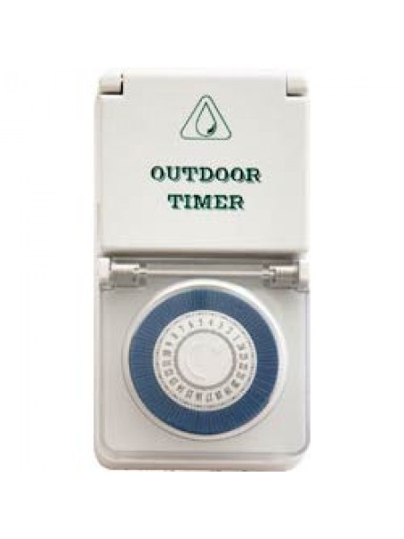 Таймер розеточный TM51 3500W/16A 230V  (24ч) в защитном корпусе IP44, Feron