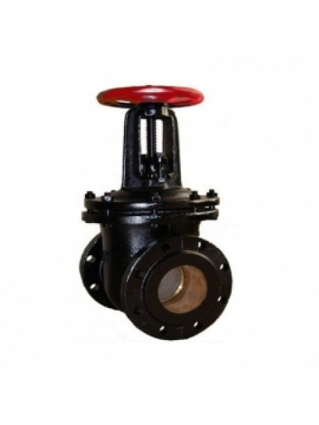 Задвижка чугунная 30ч6бр, РУ 10,ДУ-125